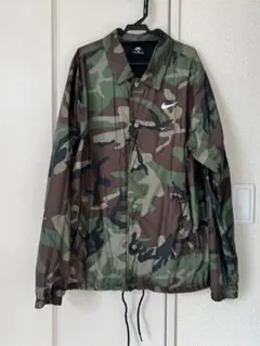 NIKE SB コーチジャケット 迷彩 カモフラ ナイロン ジャケット　M