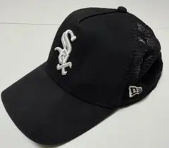 NEW ERA ニューエラ 黒メッシュバックトラッカーキャップ 
