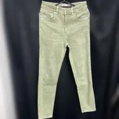 ZARA ライトグリーンスキニーデニム