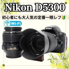 早い者勝ち❣️Nikon D5300✨ダブルズームキット✨超望遠✨一眼レフのサムネイル