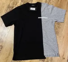 【DSQUARED2】Tシャツ ロゴプリント ツートーン 水島