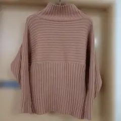 5129♡ロペピクニック ピンク タートルネック ニット