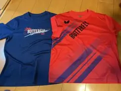 バタフライ　Tシャツセット　卓球ウェア