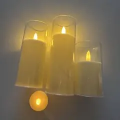 LEDキャンドル 4個/結婚式