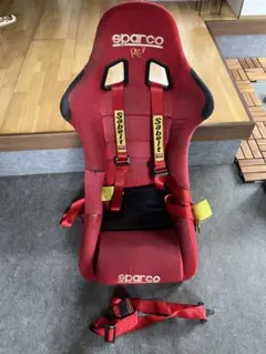 sparco REV PLUS バケットシート 赤 - メルカリ