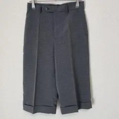 【美品】アニエスベー ハーフパンツ 36 チェック柄 グレー
