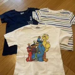 セサミストリート キッズTシャツ 3枚セット 110のサムネイル