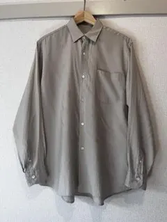 COMOLI シルクストライプシャツ　サイズ1 コモリシャツ