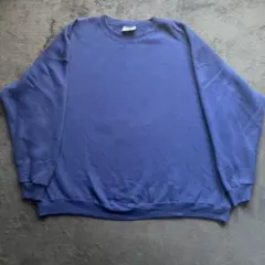 Lee 90s USA製 裏起毛 スウェット 4X 青 古着のサムネイル