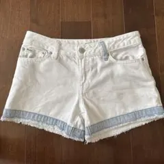 ポロ　ラルフローレン　150 キッズ　ショートパンツ　白