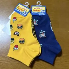 エンジェルブルー＆ドンペン　コラボソックス　17-19cm 2足セット