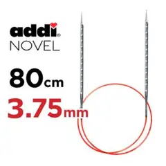 輪針　80cm 3.75mm アディ ノベル　addi NOVELメタル輪針