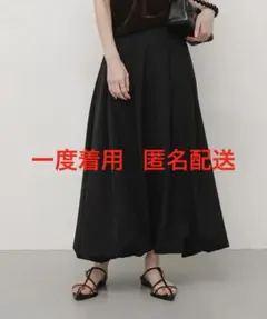 アーバンリサーチ センスオブプレイス バルーンスカート 黒 ブラック