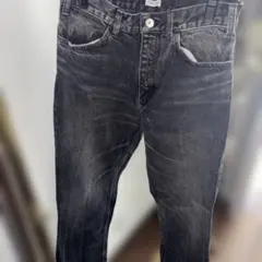 INSCRIRE ブラックフレアーデニム　34