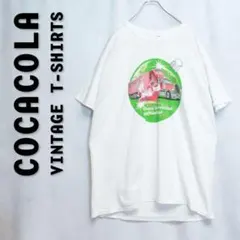Coca Cola コカ・コーラ JERZEES スペイン Tシャツ 企業物 白