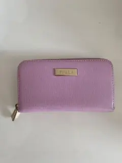 FURLA ピンクレザーキーケース