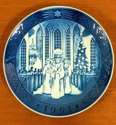 ロイヤルコペンハーゲン　1991年　イヤープレート　LUCIA FESTのサムネイル