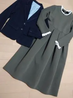 スーツワンピース＋ジャケット２点セット 入学式卒業式　フォーマル