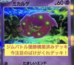 ばけかくれデッキ ジムバトル優勝構築 ポケモンカードゲーム - メルカリ