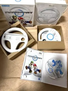 マリオカート Wii ハンドル2個セット