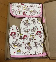 スヌーピー 鍋つかみ2個セット