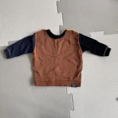 フリース長袖トレーナーとブルーレギンスセット　お値下げ中