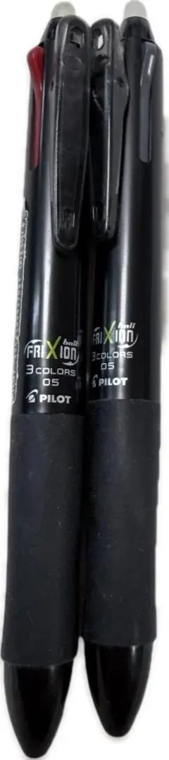 PILOT FRIXION 3色ボールペン2本セット ※インク芯なし（本体のみ）