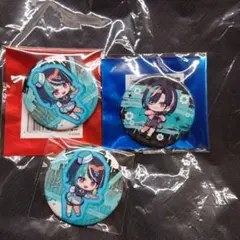 ホロライブ FLOW GLOW 輪堂千速 カラオケの鉄人 缶バッジ - メルカリ