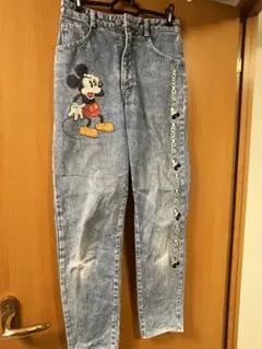 ディズニー ミッキーマウス 刺繍 デニム ヴィンテージ 古着のサムネイル