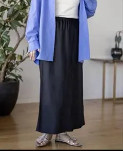 レプシィム ストレッチサテンスカート TALL