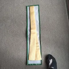 黄色の幾何学模様 重ね襟