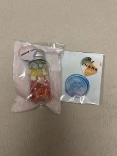 ハンドメイド用 ビーズ詰め合わせボトル＆肉球シーリングスタンプ