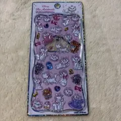 【正規品】　マリーちゃん　おしゃれキャット　プチドロップステッカー　ディズニー