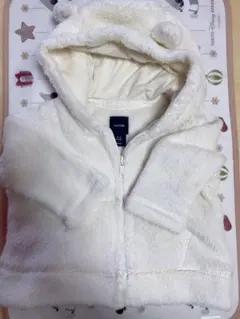 babyGapフリース フード付きアウター 60cm