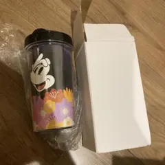 ディズニー　ミッキーミッキー 花柄 タンブラー 未使用