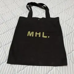MHL. ロゴプリント キャンバストートバッグのサムネイル
