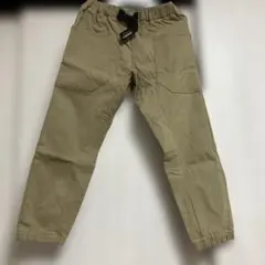 ベージュ ゴムウエスト 長ズボン