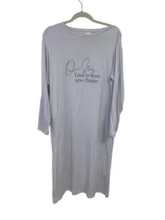 gelatopiqué 長袖ワンピース　ライトブルー