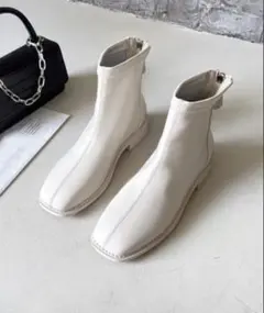 ショートブーツフルジップ