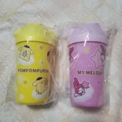 サンリオ一番くじマイメロディ・ポムポムプリン 蓋付きカップ タンブラー
