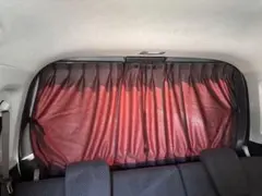 ステップワゴンrk6 リヤカーテン3面セット　ブラック