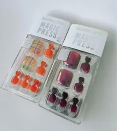 新品 DASHING DIVA マジックプレス　2個セット フットネイルシール