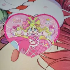 キミとアイドルプリキュア　ビアードパパ　紙製コースター　キュアアイドル