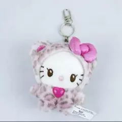 【新品未使用】ヒョウ柄キティ　ギャルクマピンク　ストラップ　キーホルダー　豹柄