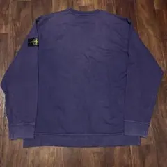 Stone Island 紫　長袖　カットソー　ロンT ロゴ人気　入手困難