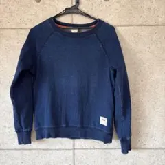 VALMAN インディゴブルー デニムトレーナー Mサイズ
