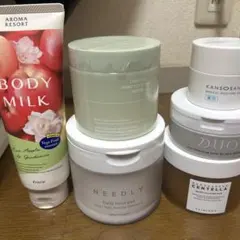 トナーパッド3種＋フェイスクリーム＋DUOクレンジング＋おまけボディミルク