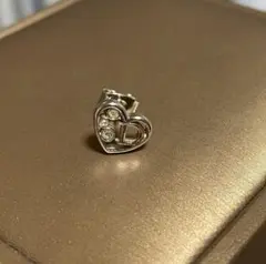 Dior ピアス　片耳　シルバー　ハート