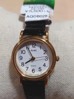 稼働品　SEIKO ALBA 　レディース腕時計　未使用品　※シンプル　見やすい