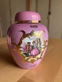 希少 メルローズ Melroses 紅茶壺 ミニ花瓶 スコットランド製 ピンク